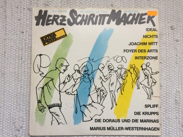 Herz Schritt Macher various disc vinyl lp muzica new wave synth pop rock NDW VG+