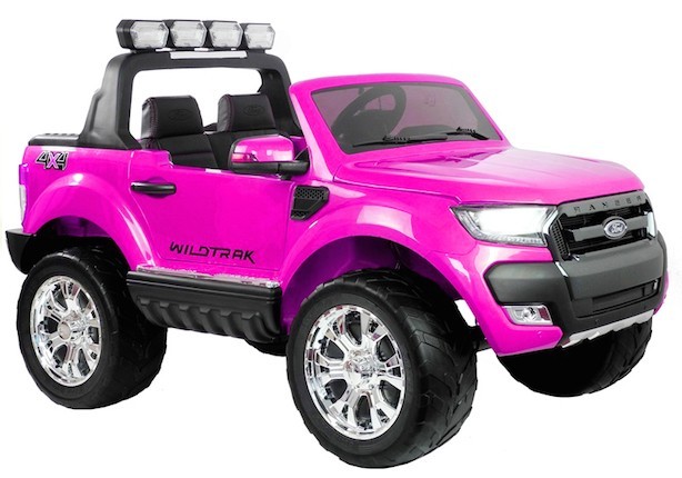 Masinuta electrica Ford Ranger 4x4, roz cu mov Masinuta electrica Ford Ranger 4x4, roz cu mov