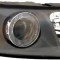 Far Volvo S40 (MS/MW) 10.2003-04.2007 DEPO partea Dreapta electric cu motoras tip bec D2S+HB3, culoare rama negru