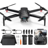 Drona cu Telecomanda HS175, Camera 4K UHD, WiFi 5G, GPS, Stabilizare EIS, Senzor Sony, Retur Automat, Tap-Fly, 60min Autonomie, Pliabila, 2 Baterii, G