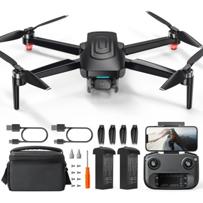 Drona cu Telecomanda HS175, Camera 4K UHD, WiFi 5G, GPS, Stabilizare EIS, Senzor Sony, Retur Automat, Tap-Fly, 60min Autonomie, Pliabila, 2 Baterii, G foto