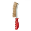 Perie S&acirc;rmă Metalică, M&acirc;ner Plastic Ergonomic, 24cm, Curățare Rugină, Grătar, Oțel, Fontă