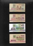 Rar! Set Belarus 200 + 500 + 1000 + 5000 ruble 1992!