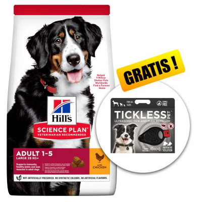 Hill&amp;amp;#039;s Science Plan Canine Adult Large Breed Chicken 14kg + Tickless Pet GRATUIT foto