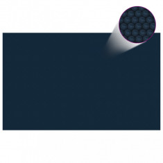 Folie solara plutitoare de piscina negru/albastru 260x160 cm PE GartenMobel Dekor