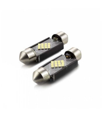 Set LED auto SMD SOFIT 39mm C5W Can-bus 3W 12V 240lm alb pentru foto