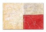 Cumpara ieftin Tablou abstract pictat manual living, birou, Impovizatie in abstract 3, 90x60cm ulei pe panza in cutit efect 3D, gata de agatat pe perete