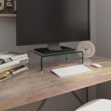 vidaXL Stativ TV/monitor, sticlă transparentă, 40x25x11 cm