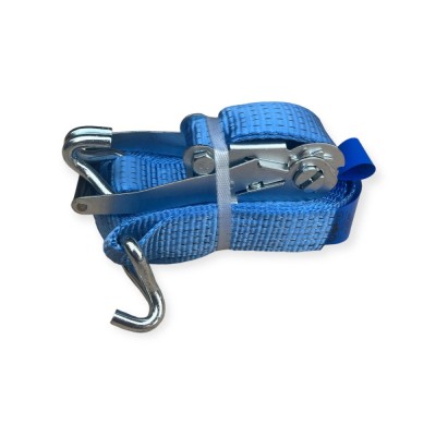 Chinga ancorare marfa 10m, 5 Tone, Latime 50mm, Maner Standard, 350 daN, Albastru foto