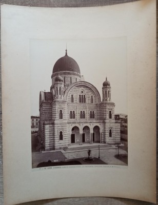 Templul Israelit din Florenta// fotografie sec. XIX, Giorgio Sommer Napoli foto