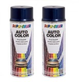 Pachet 2 x Vopsea spray auto Dacia albastru spectral metalizata Dupli-Color 350 ml