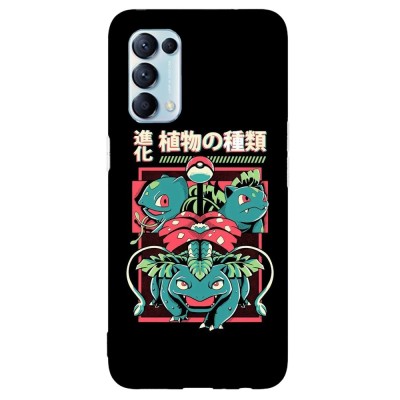 Husa compatibila cu Oppo Find X3 Lite model Bulbasaur evolutions, Silicon, TPU, Viceversa foto