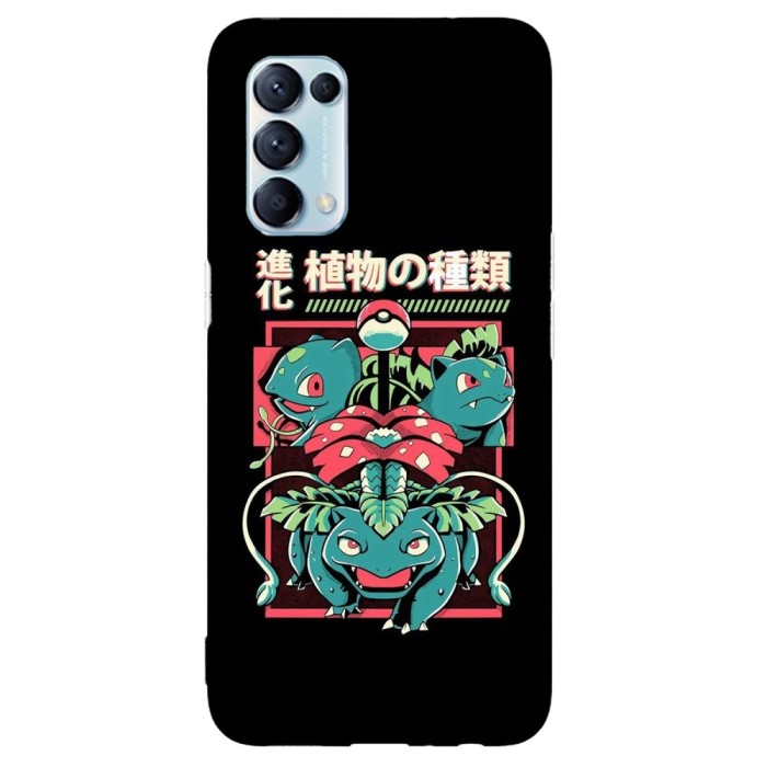 Husa compatibila cu Oppo Find X3 Lite model Bulbasaur evolutions, Silicon, TPU, Viceversa