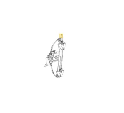 Macara geam cu motoras Smart Forfour (W454), 09.2003-12.2006, montare spate, dreapta, RapidAuto foto