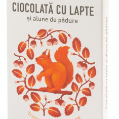 Ciocolata 54% cacao cu lapte si alune de padure, 80g, Razvan Idicel