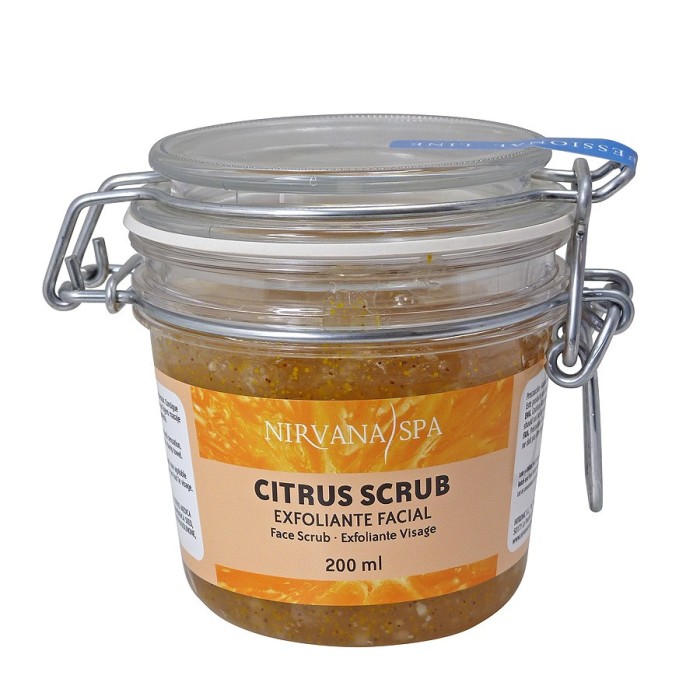 Scrub de citrice Exfoliant facial, 200 ml, Nirvana Spa