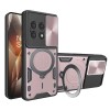Husa OnePlus 13R Techsuit CamGuard Pro, roz auriu