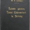 Tabele pentru taiat ghiventuri la strung - M. A. Covaci