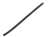 Manşon termocontractabil 3M 2:1 6,4mm L:300m negru fără adeziv