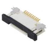 Conector FFC/FPC Orizontal 10 Pini ZIF