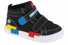 Pantofi pentru adida?i Skechers Kool Bricks-Lil Constructor 402224N-BKMT negru foto