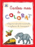 Cartea mea de colorat legume, fructe, animale, mijloace de transport |, 2022, Didactica Publishing House