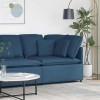VidaXL Modul de colț pentru canapea modulară cu perne albastru 100 cm