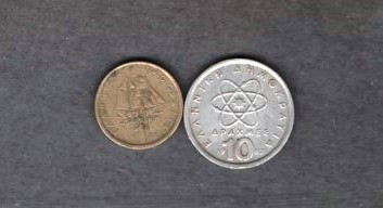 GRECIA 1982 - LOT 2 MONEDE 1,10 DRAHME (3) foto