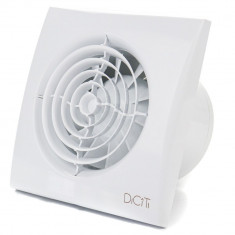 Ventilator baie AURA 4C Silent Clapeta antiretur, Garantie 5 ani, Motor Long Life 40000h, Debit 90mc/h Ø100mm