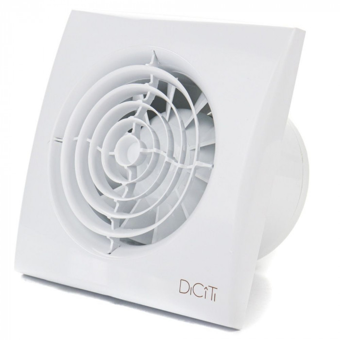 Ventilator baie AURA 4C Silent Clapeta antiretur, Garantie 5 ani, Motor Long Life 40000h, Debit 90mc/h &Oslash;100mm