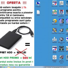 Hard Extern cu Programe Identificare piese TIR - Camioane - Gata Instalate !