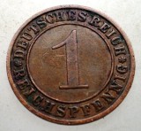 B.149 GERMANIA WEIMAR 1 REICHSPFENNIG 1931 A