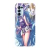 Husa compatibila cu Oppo A76, Viceversa, model Iron Maiden Jeanne Shaman King, Silicon, TPU, Transparent, Carcasa