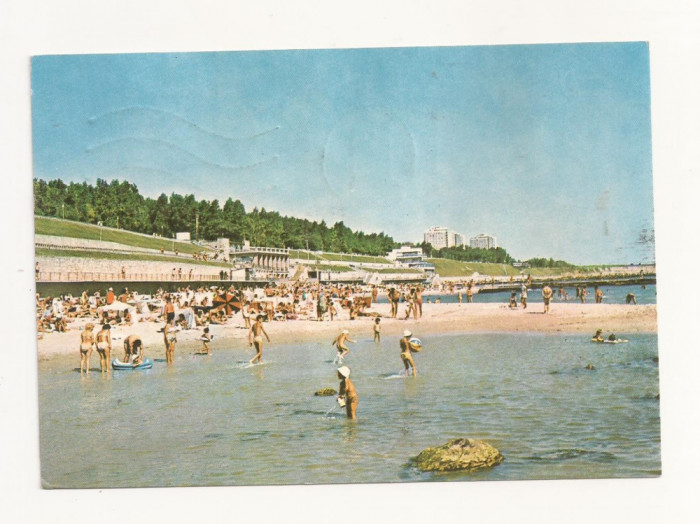 RF20 -Carte Postala- Eforie Nord, Plaja circulata 1993