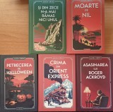 Agatha Christie Petrecerea de Halloween+Crima din Orient Express+Moarte pe Nil+Asasinarea lui Roger Ackroyd+Si din zece n-a mai ramas nici unul