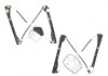 Macara geam Volkswagen Golf 5 Plus (5M) 2005-2009, fata dreapta, fara motoras, marca Rapid