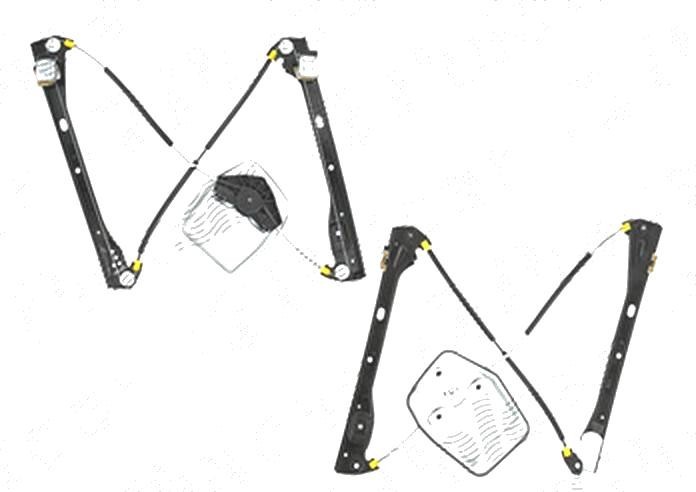 Macara geam Volkswagen Golf 5 Plus (5m), 01.2005-01.2009, usa fata, Dreapta, fara motoras