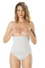 Chilot Tanga Modelator Talie Inalta Formactive, Alb, Material Elastic, Fara Cusaturi, Silicon, Slabire si Tonifiere