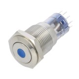 Intrerupator anti-vandalism, ON-(ON), &Oslash;16.2mm, BULGIN, MP0045/1E1BL012S, T154558