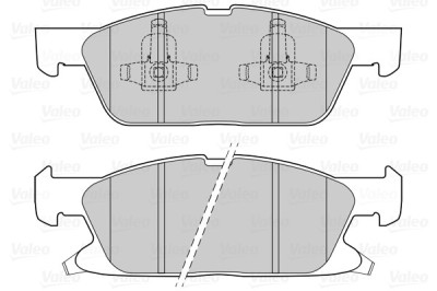 VALEO 302311 FIRST set placute frana,frana disc foto