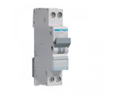 Disjunctor MCB 10A 1P+N 6kA curba B Hager MKN510