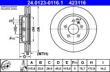 ATE 24.0123-0116.1 Disc frana