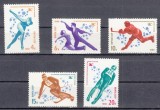 A12 S8 3 - Timbre foarte vechi - URSS - Jocurile Olimpice de iarna de la Lake Placid - 1980