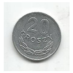 (No1) moneda- Polonia 20 Groszy 1979