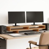 vidaXL Suport monitor, stejar artizanal, 100x27x15 cm, lemn prelucrat 854759