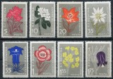 1957 , Lp 432 , Flora carpatina , serie MNH