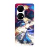 Husa compatibila cu Huawei P40 model Saber Fate Grand Order, Silicon, TPU, Viceversa, Transparent, Carcasa