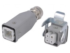 Conector HDC Tată-Mamă 7 Pin Dimensiune A3 Drept