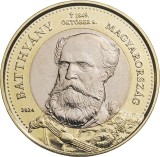 Ungaria 200 Forinti 2024 - Lajos Batthy&aacute;ny, Bimetalica, 28,3 mm, KM-1080 UNC !!!