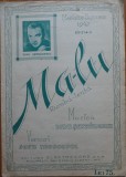 Partitura Ma-lu, rumba, versuri Jean Moscopol, muzica Dinu Serbanescu, 1942